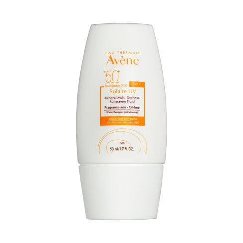 Avene Mineral Sunscreen Multi-Defense Fluid Tinted SPF 50+