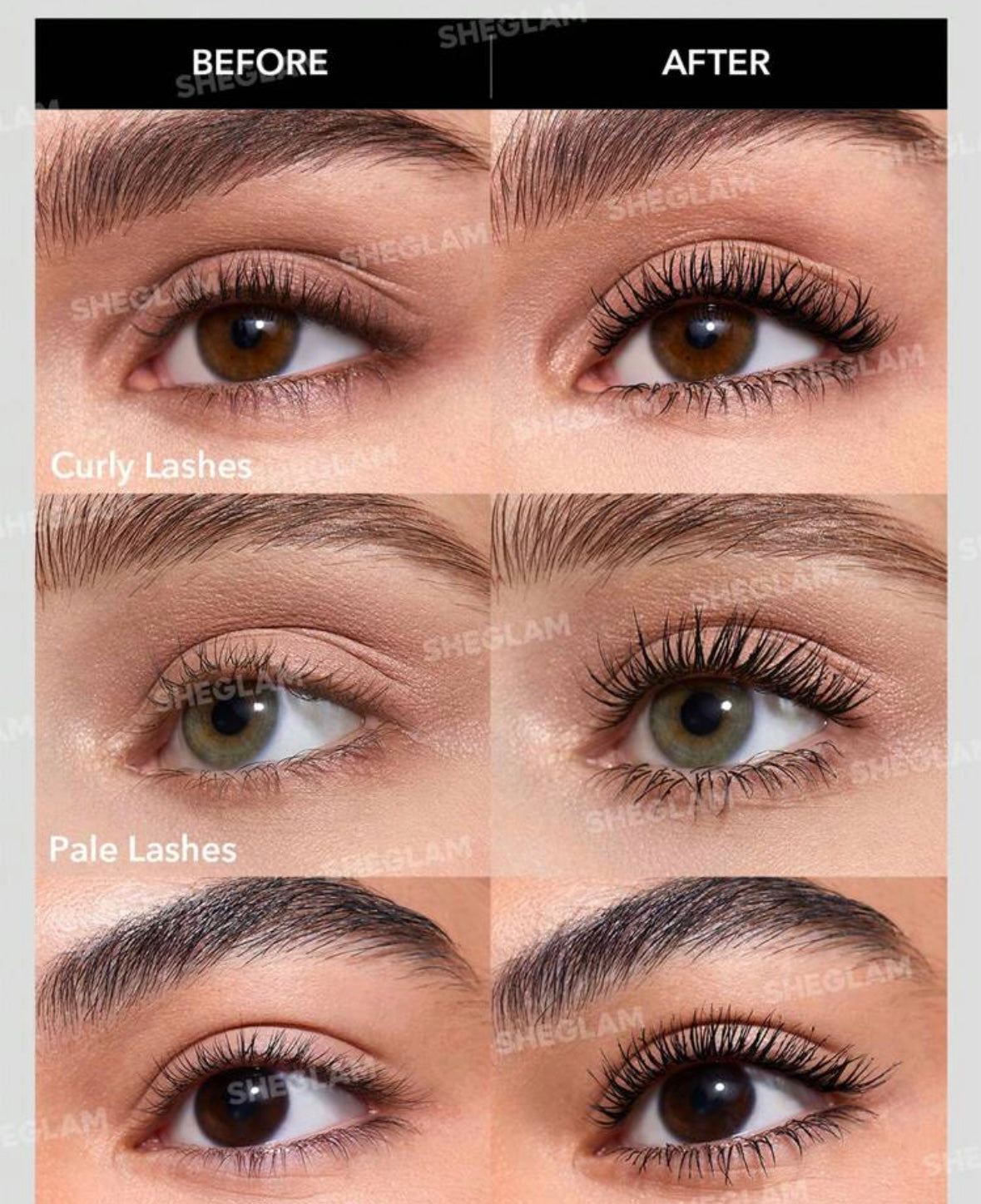SHEGLAM Máscara de Pestañas All in One Volume