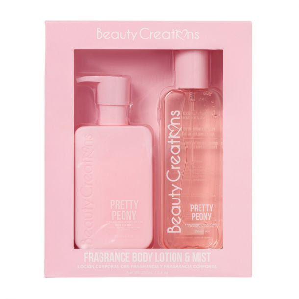 Beauty Creations Body Lotion and Fragance Set Pretty Peony
