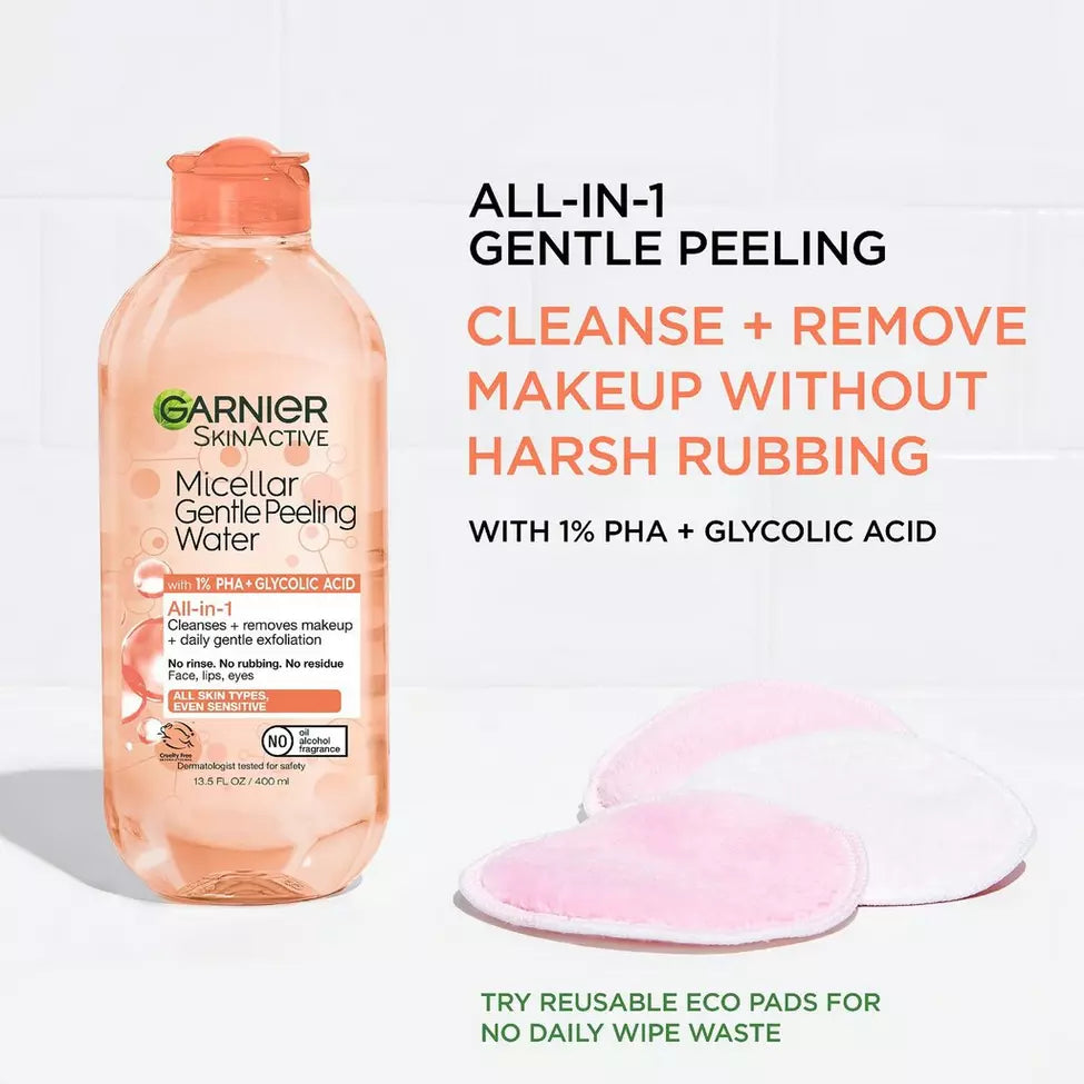 Garnier Micellar Skinactive Gentle Peeling Water 1% PHA & Glycolic Acid