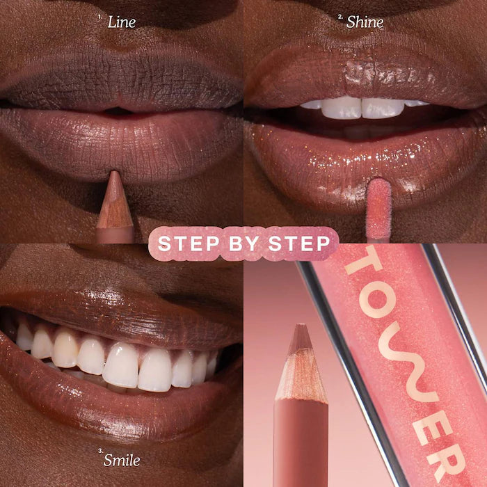 Tower 28 Line + Shine Lip Liner and Lip Gloss Set