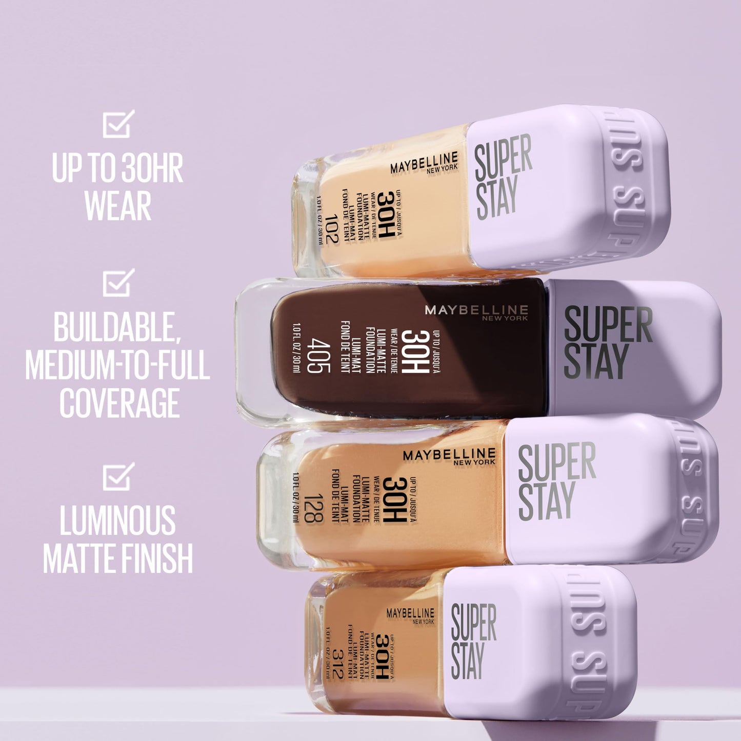 Maybelline Super Stay Foundation 30H Lumi-Matte