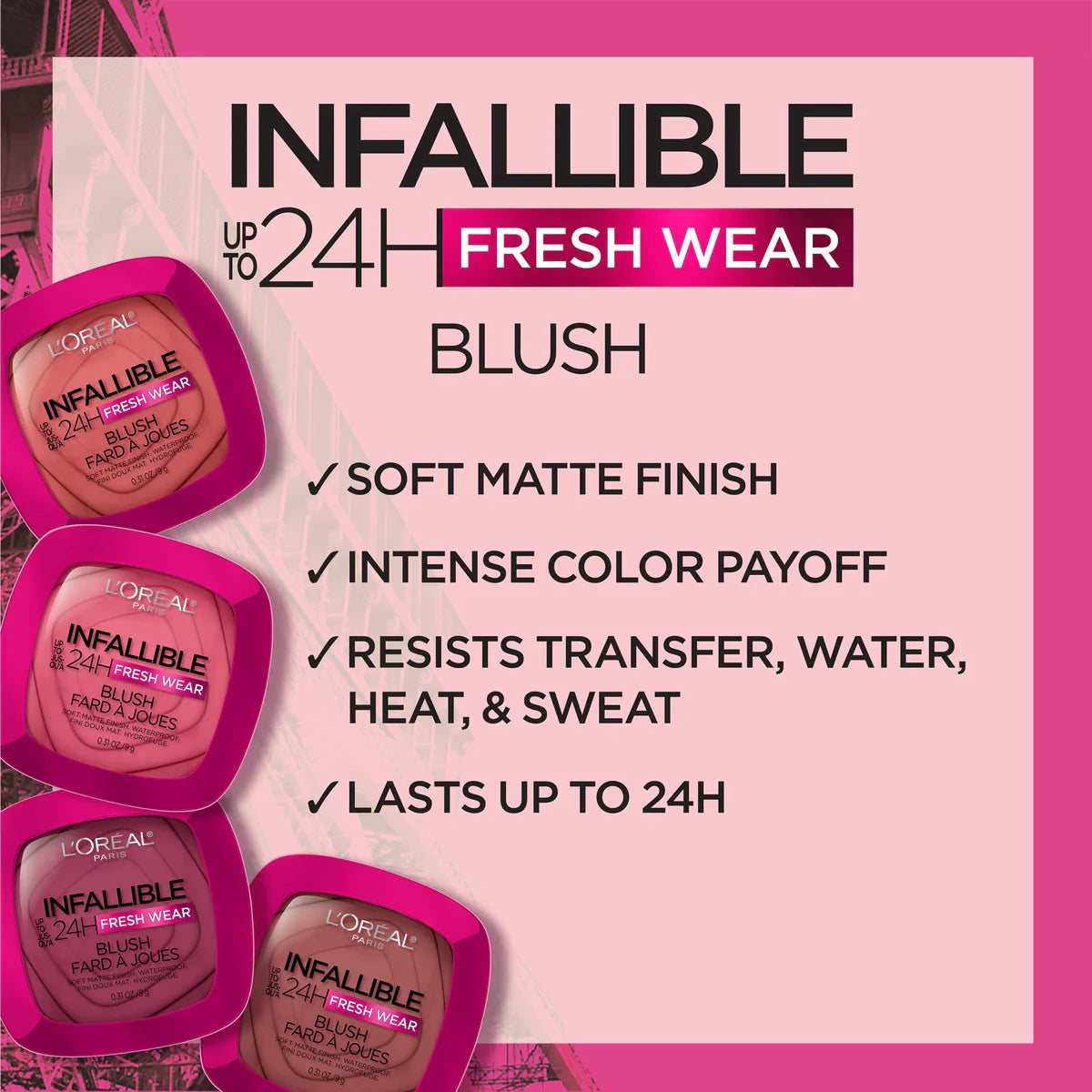 Loreal Infallible Blush 24H Fresh Wear