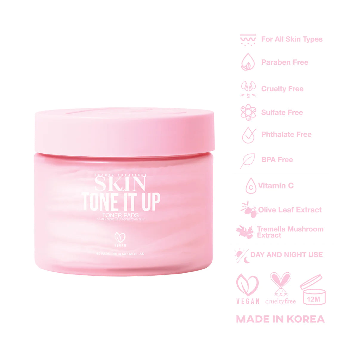 Beauty Creations Toner Pads