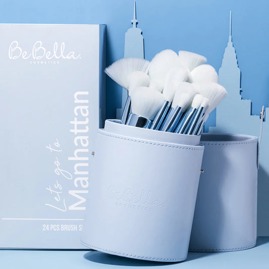 Brochas 24pcs Be Bella Cosmetics Lets Go to Manhattan