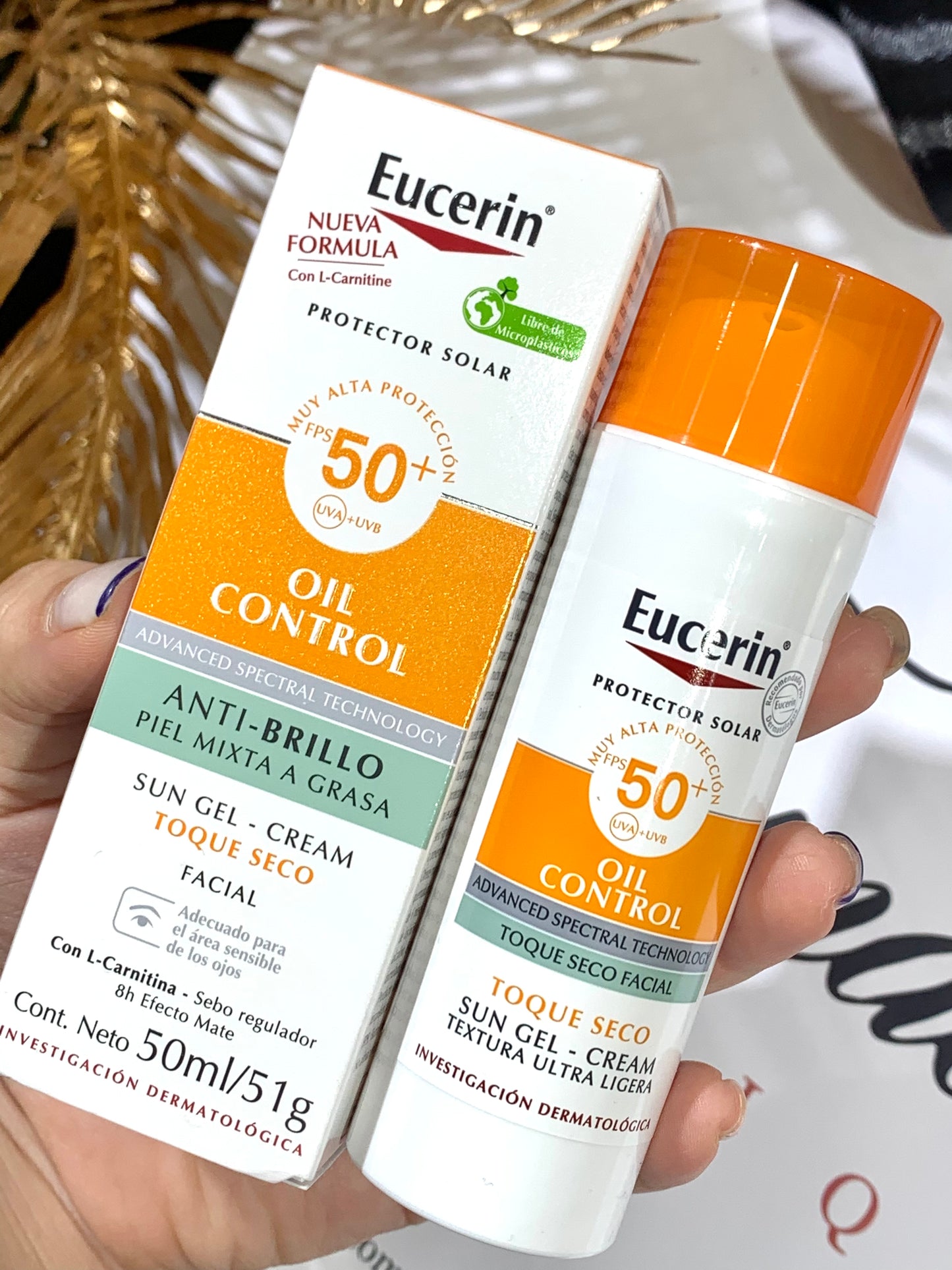 Eucerin Protector Solar Antibrillo Toque Seco FPS50+