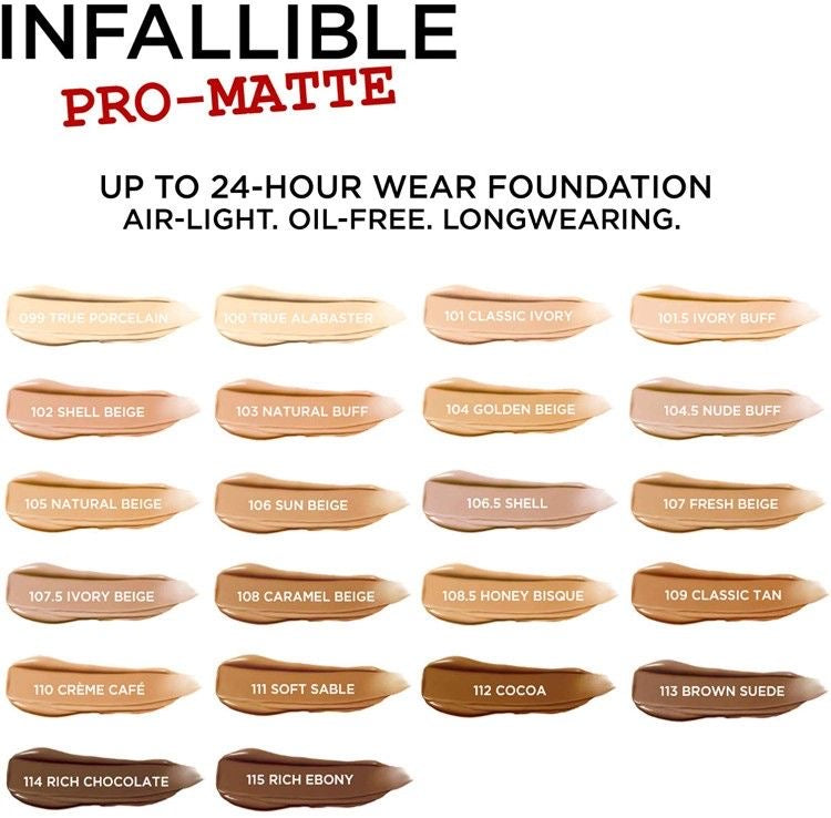 Loreal Infallible Pro Matte 24hr Foundation