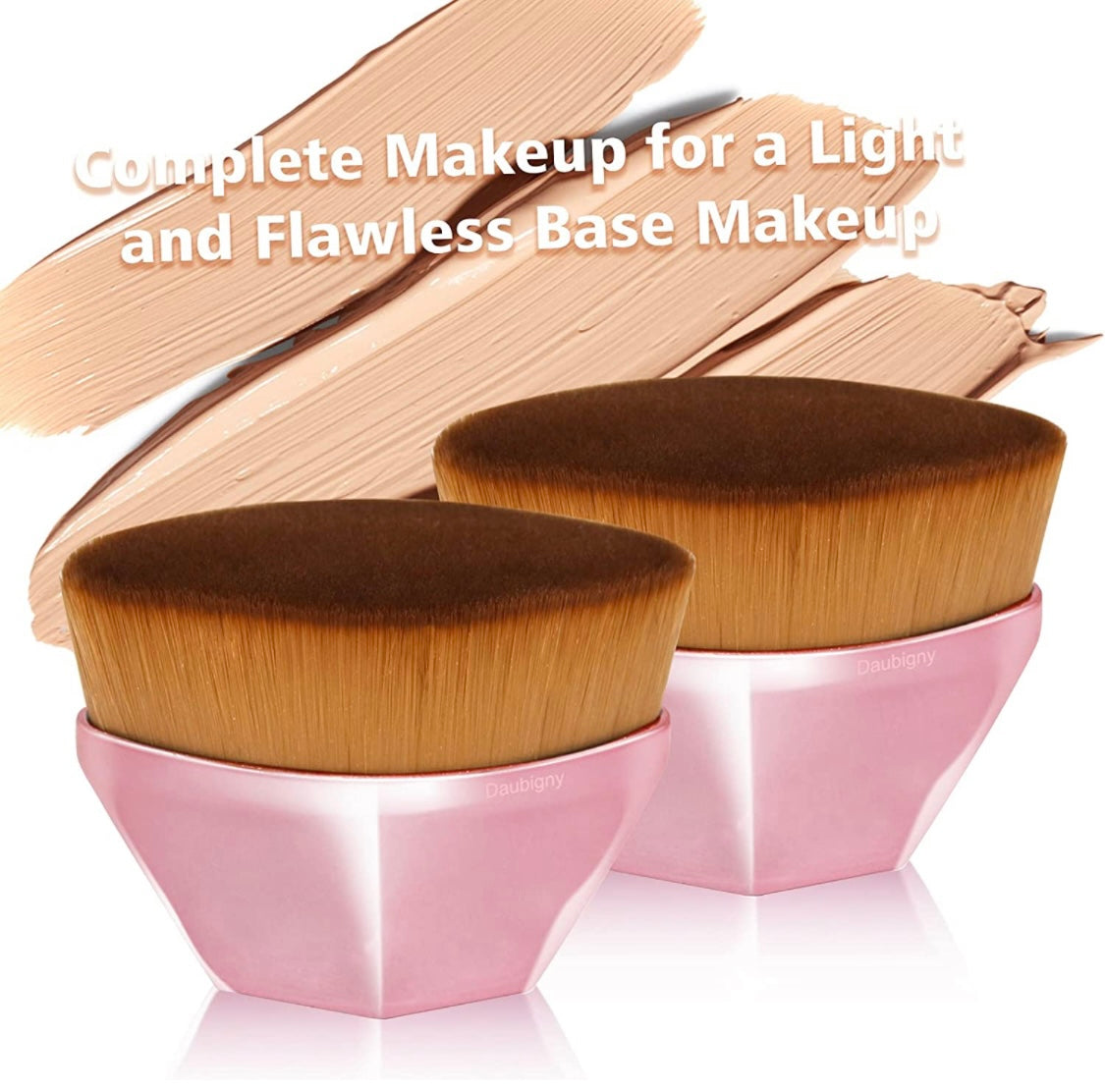 Brocha para maquillaje Kabuki Hexágono